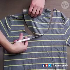 How to make a T-shirt into a bag!
