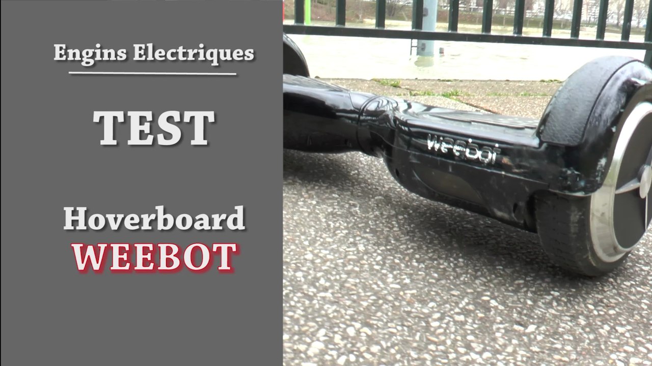 Gaël teste l'hoverboard Weebot