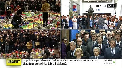 Attentats à Bruxelles: Les Belges observent une minute de silence en hommage aux victimes