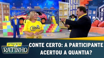 Conte Certo: A participante acertou a quantia?