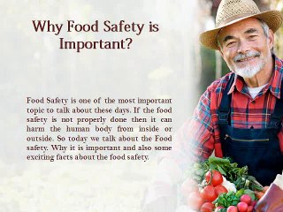 Why Food Safety is Important?