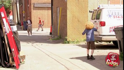 Baseball Breaks Glass Prank