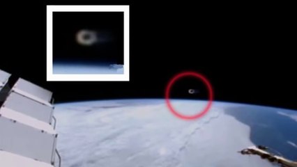 Cloaked Ufo video NASA ISS Space station live ufo feed 2016