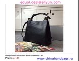 Mulberry Small Freya Black Real Leather Replica for Sale