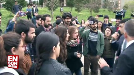 Kürdistan narası atan gruba polisten tokat gibi cevap