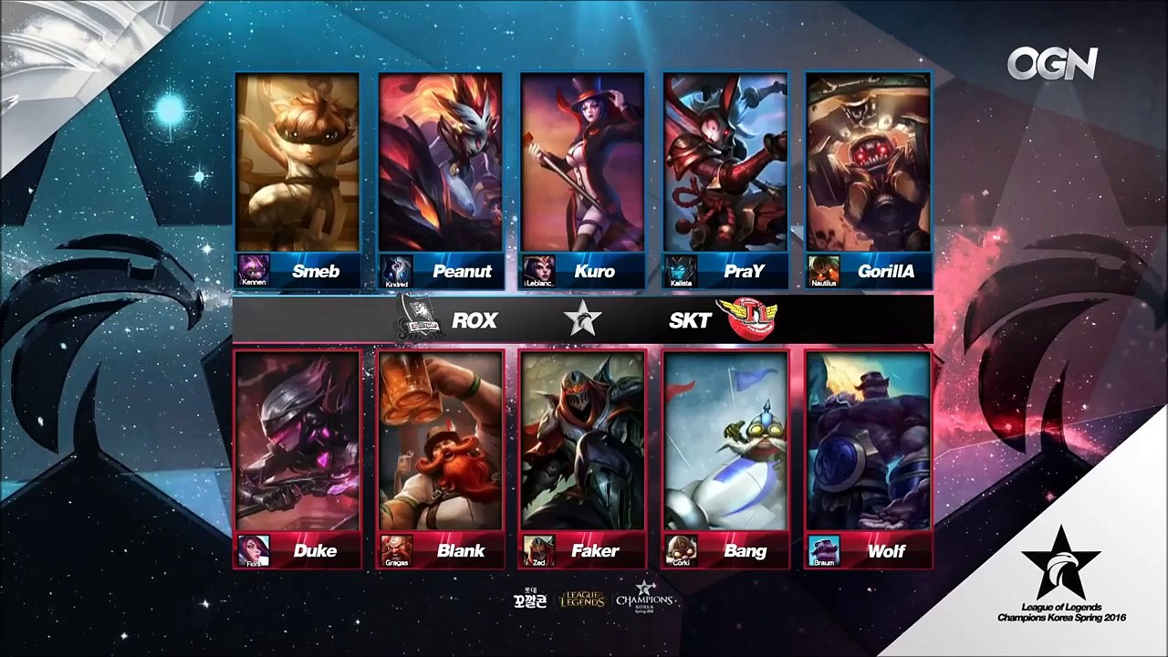 LCK Week 10 Spring Split 2016, SKT vs ROX G2