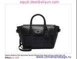 Mulberry Mini Bayswater Buckle Midnight Blue Black Woven Leather Flat Calf Replica for Sale