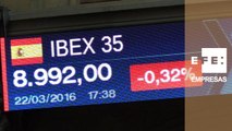 El IBEX 35 cae un 0,32 % en una sesión marcada por los atentados de Bruselas