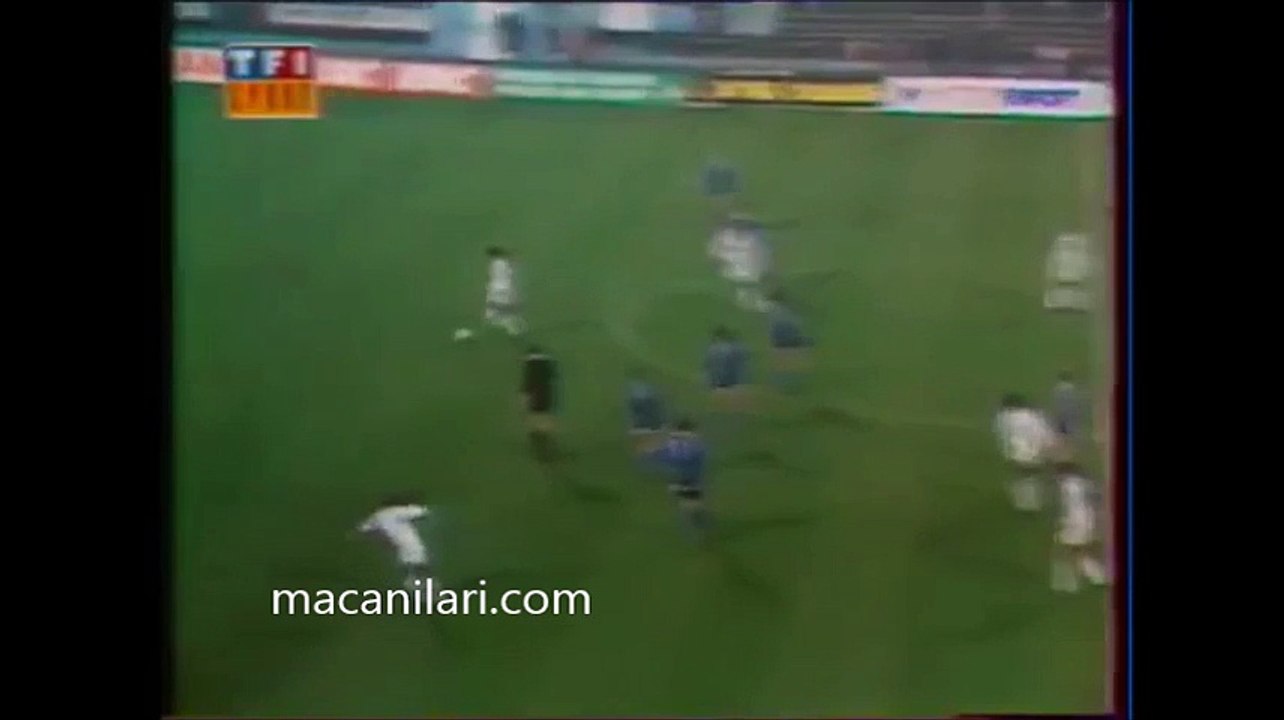 24.10.1990 - 1990-1991 European Champion Clubs' Cup 2nd Round 1st Leg KKS Lech Poznan 3-2 Olympique Marsilya