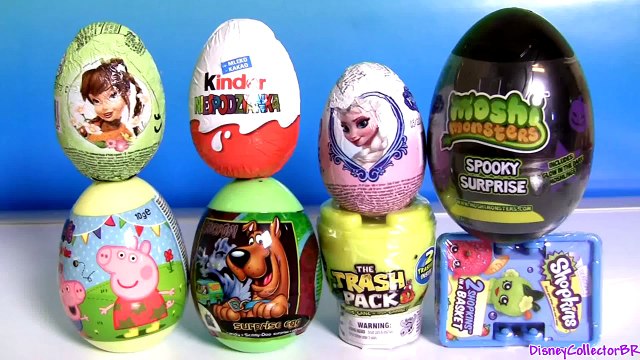 Halloween Spooky Surprise Moshi Monsters Eggs Kinder TinkerBell PeppaPig Shopkins DisneyFr