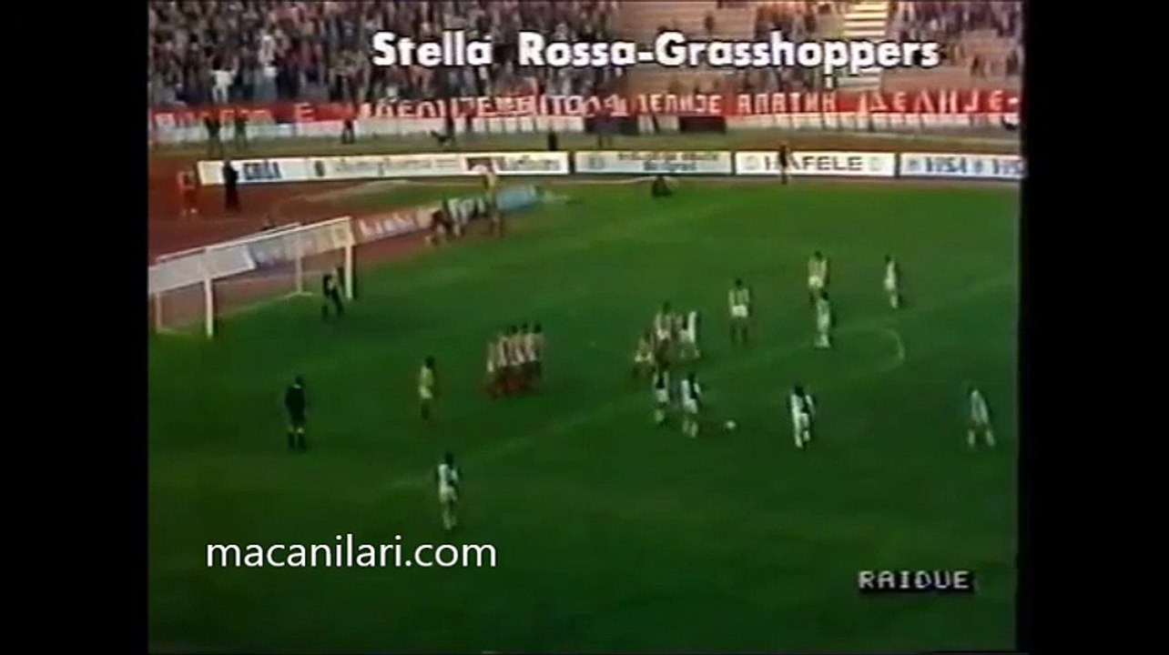 19.09.1990 - 1990-1991 European Champion Clubs' Cup 1st Round 1st Leg Crvena Zvezda 1-1 Grasshoppers Zürich