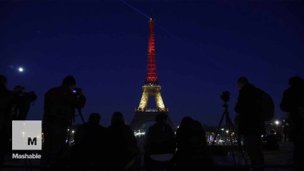Standing with Brussels: World's most iconic landmarks turn red, yellow and black