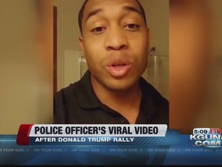 Police officer behind viral Donald Trump video speaks exclusively to 9OYS