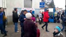 Manifestation fermeture classe école Louis-Majorelle Jarville