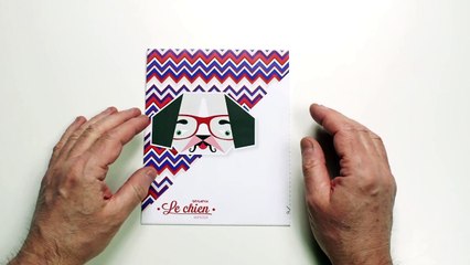 Tutoriel, comment réaliser votre Origamix Hipster Le Chien – La Poste