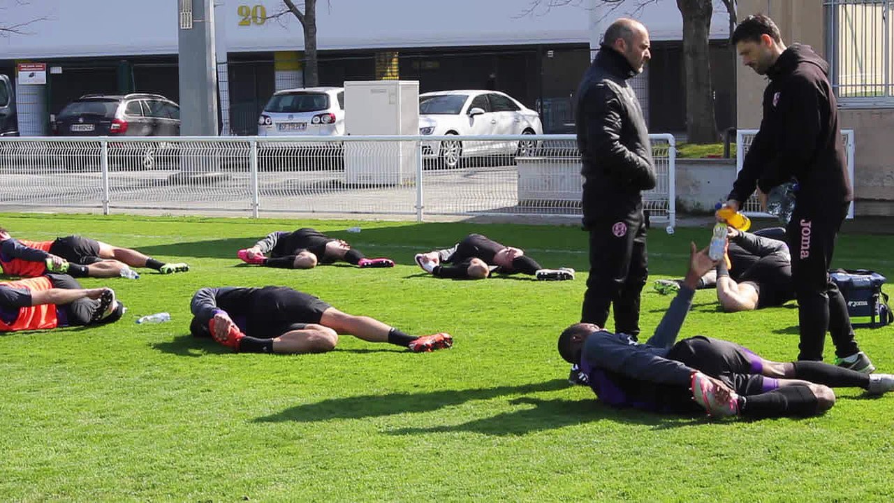 Récupération et étirements...