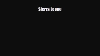 Read ‪Sierra Leone Ebook Free