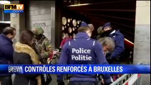 Attentats en Belgique : fouilles et contrôles à l’entrée du métro de Bruxelles