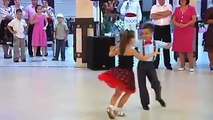 so sweet little boy and girl dance