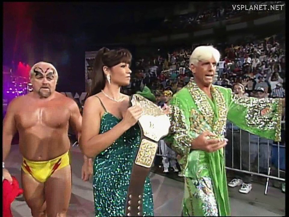 Hulk Hogan & Randy Savage vs Ric Flair & Kevin Sullivan, WCW Monday Nitro 18.03.1996