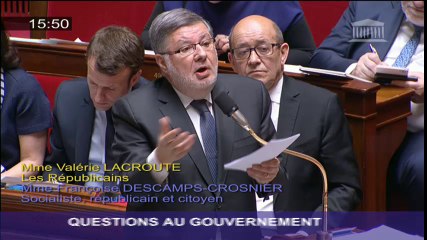 Restructuration de l'activité ferroviaire régionale : A. Vidalies répond à une question au gouvernement