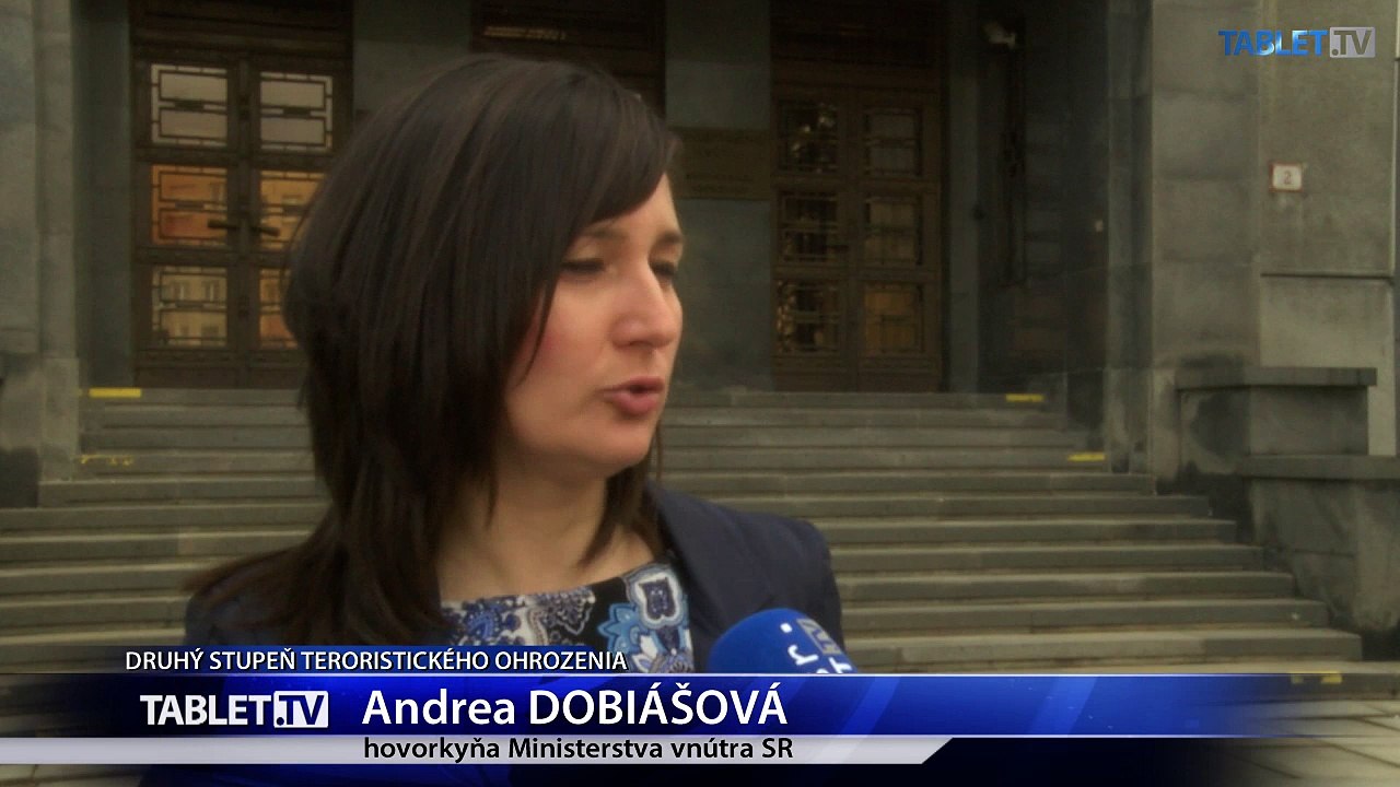 Minister vnútra SR vyhlásil druhý stupeň teroristického ohrozenia