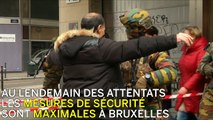 Contrôles de sécurité drastiques à Bruxelles après les attentats