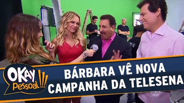 Bárbara Koboldt conversa com Celso Portiolli, Eliana e Ratinho