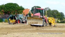 Field leveling | CASE IH STX 375 Quadtrac | 2x FENDT 936 Vario | BOS Dozer | GebrBork