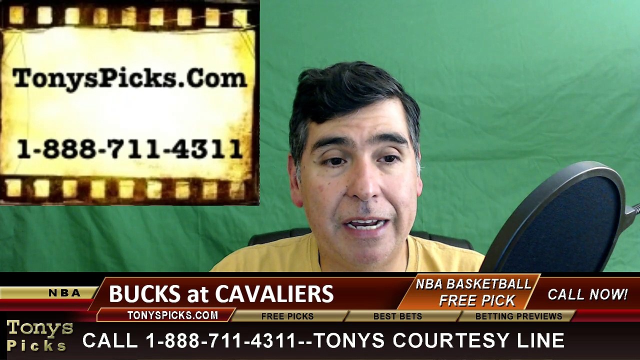 Cleveland Cavaliers vs. Milwaukee Bucks Free Pick Prediction NBA Pro Basketball Odds Preview 3-23-2016