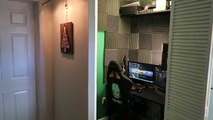 SMALLEST Gaming Room Setup In The WORLD - Gaming Setup Tour 2015 30