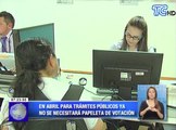 Simplifican los trámites en las instituciones públicas