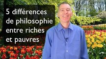 5 differences de philosophie entre riches et pauvres