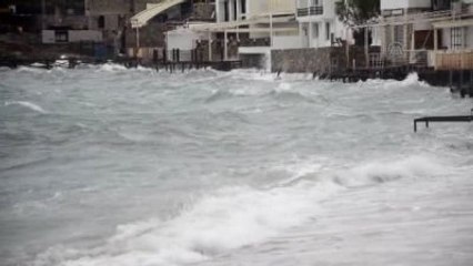 Bodrum'da Kuvvetli Lodos