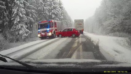 Nehoda hasici Svitavy