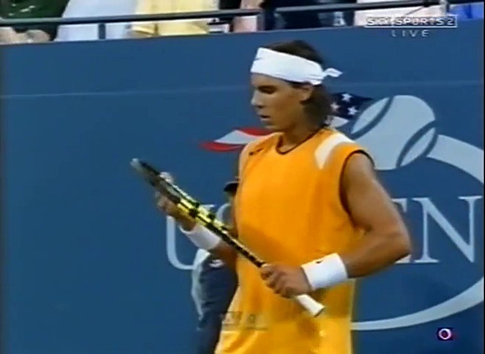 US Open 2004 Round 2 - Andy Roddick vs Rafael Nadal