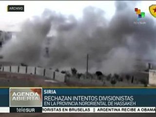 Sirios denuncian que grupos armados quieren separar su territorio