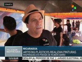 Nicaragua: realizan pinturas inspiradas en la poesía de Rubén Darío