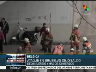 Скачать видео: Bélgica sigue con la investigación de los atentados en Bruselas