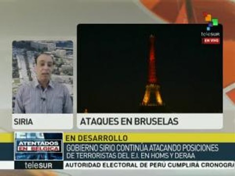 Siria: Potencias propiciaron atentados en Bruselas al apoyar yihadismo