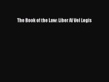 Read The Book of the Law: Liber Al Vel Legis Ebook Free