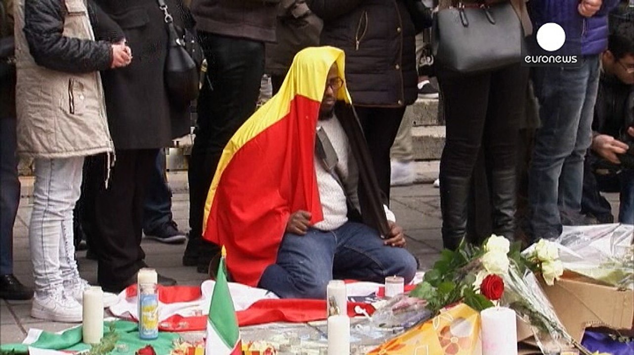 Délben egy percre megállt az élet Belgiumban