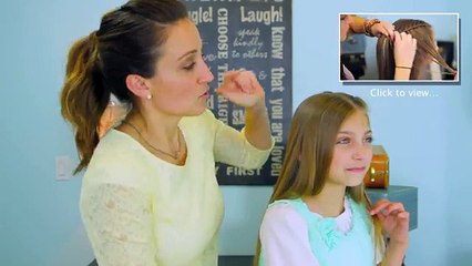 Hairstyles Tutorial for Girls - Waterfall Twist