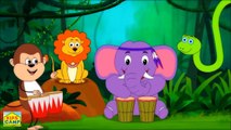 Jungle Song | Sounds of the Animals | Nursery Rhymes Collection for Children by KidsCamp