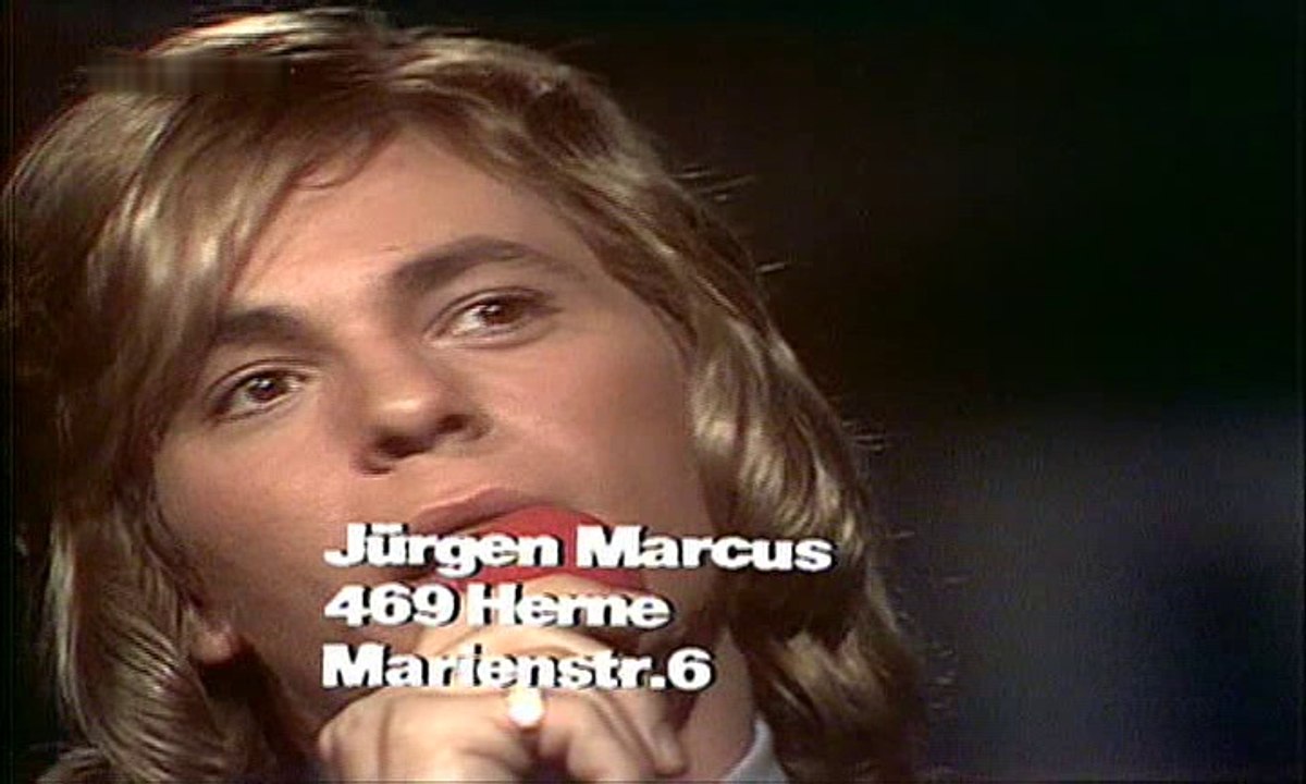 Jürgen Marcus - Schmetterlinge können nicht weinen 1973