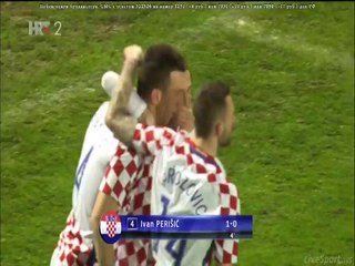 Ivan Perisic  Goal - Croatia 1-0 Israel 23.03.2016