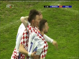 Ivan Perisic Goal - Croatia 1-0 Israel 23.03.2016