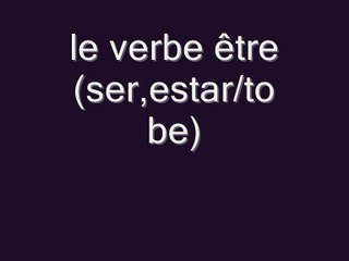 aprender frances verbes être