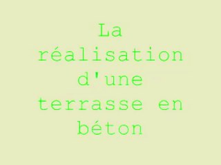 Comment couler une terrasse en béton ?