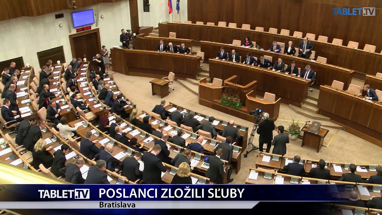 POSLANCI ZLOZILI SLUBY